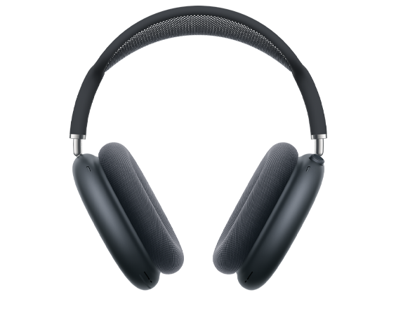 Customizable AirPods Max with personalized text and cute or funny animated emojis.