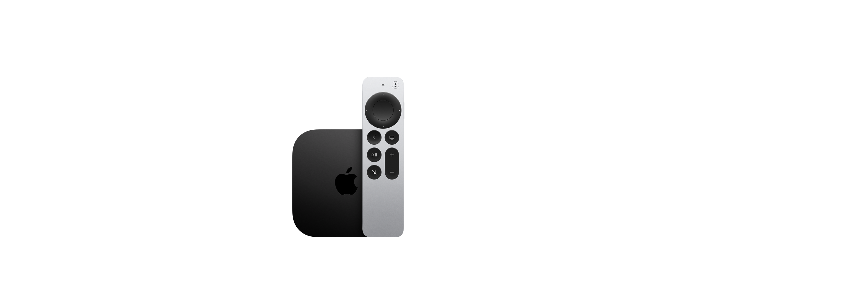 Apple TV with remote